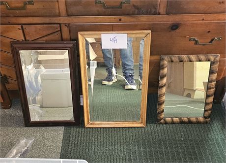 Vintage/Antique Beveled Wall Mirrors