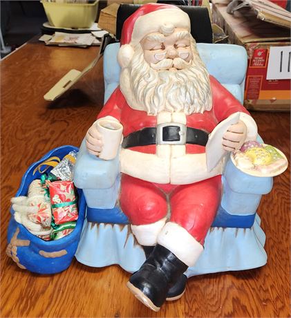 Santa Cookie Jar