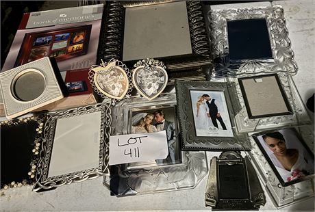 Large Mixed Lot of Picture Frames & Photo Book