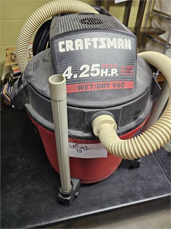 Craftsman 4.25HP Wet/Dry Vac