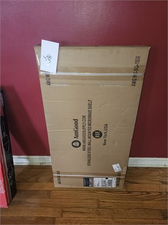 AM Good Stainless Steel Wall Mount Microwave Shelf