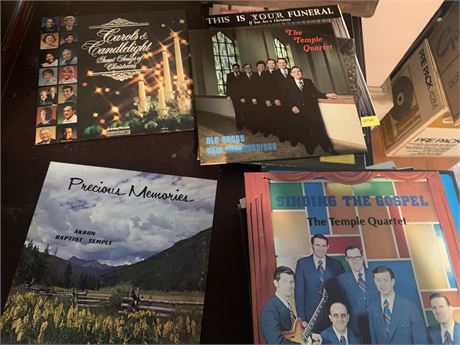 Vinyl Record Album Lot - Vinyl Record Album Lot Square Dancing, Religious, Jazz