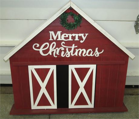 Barndoor Christmas Decoration