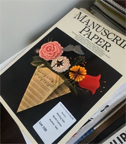 Hal Leonard Manuscript Paper Songwriting Book, Notebook Paper & More