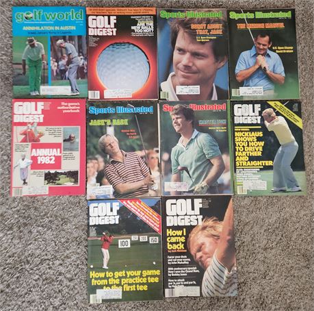 Assorted Golf Magazines