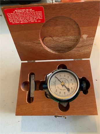 Shore Durometer Hardness Type A-2 In Wood Box Made In The USA