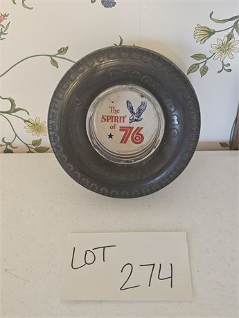 Firestone Spirit of 76 Tire Ashtray - Transteel