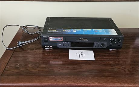 Sony VHS Player