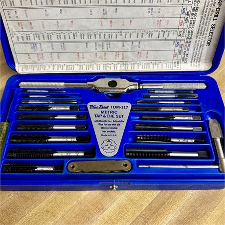 Blue Point Metric Tap & Die Set