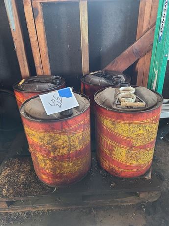 (4) Metal 5-Gal Gasoline Cans