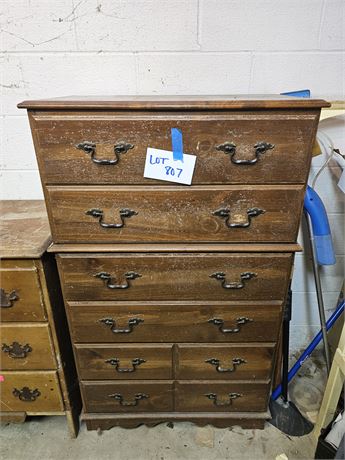 Vintage Wood Dresser