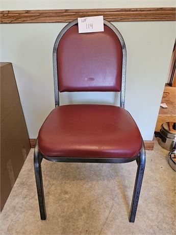 Vinyl Metal Frame Chair