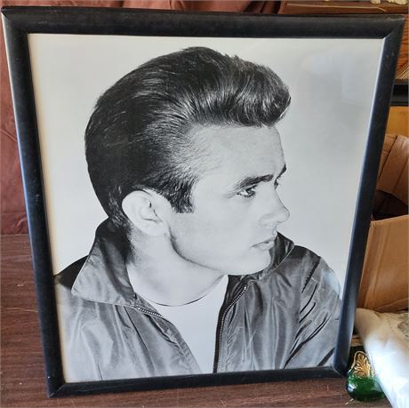 James Dean B&W Framed Print