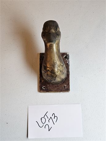 Vintage Metal Duck Wall Mount