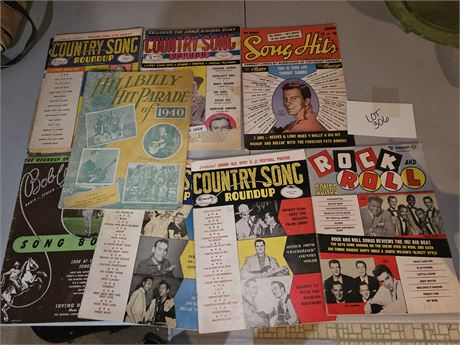 Vintage Song Hits Magazines - Country & 1950's Hits