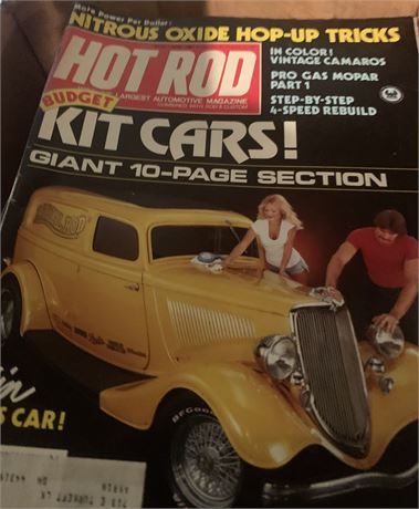 Vintage Hot Rod Collectible Car Magazine Lot