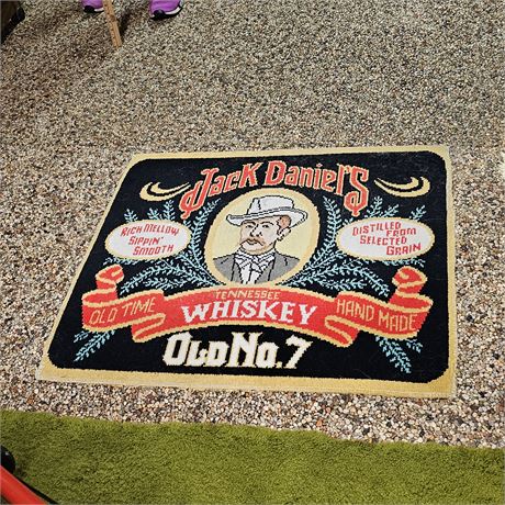 Jack Daniels Handmade Rug