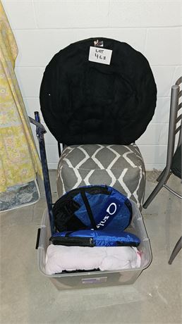 Black Circle Chair, Bean Bag Seat Laundry Baskets & More