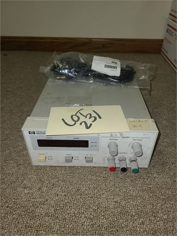 Hewlett Packard E3610A DC Power Supply