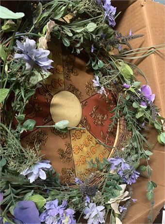 Vintage Tray, Spring Door Wreath & More