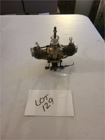 Vintage Saito FA-60T Flat Twin AAC 4 Stroke Engine