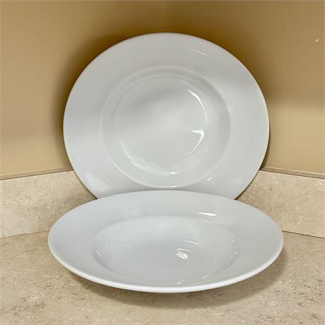 Buffalo Bright White Serving Bowls - 12" D