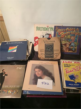 Record Lot Various Artist Amy Grant Tex Ritter Many More