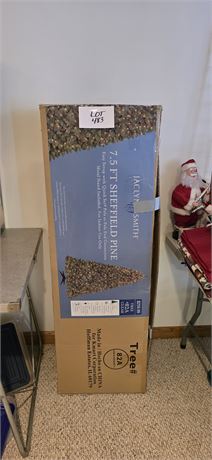7.5Ft Sheffield Pine "Jaclyn Smith" Pre-Lit Tree In Box