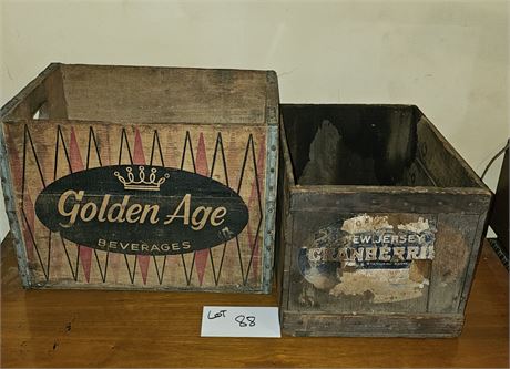 Golden Age & New Jersey Wooden Crates