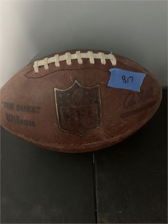 Wilson "The Duke" NFL Leather Football Rodger Goodell