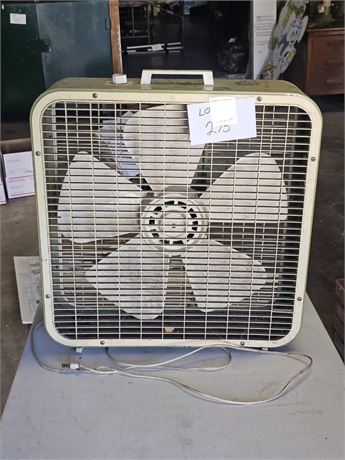 3 Speed Box Window Fan