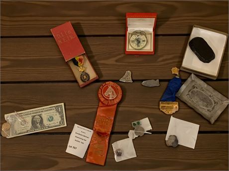 Belgian Labour Decoration Medal, Pan-American World's Fair NY 1901 Ash Tray