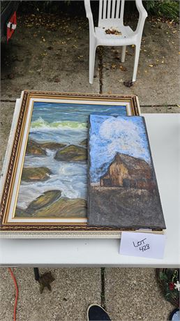 Mixed Art: Student Art, Slate Barn Painting & More