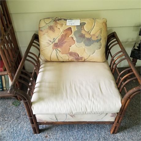 Vintage Rattan Indoor Patio Chair