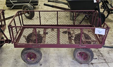 Metal Yard Utility Cart / Wagon