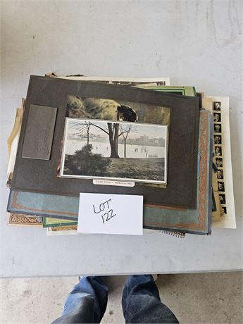Mixed Antique/Vintage Photos, Calander Art & More