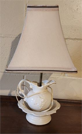 Pitcher/Basin Lamp