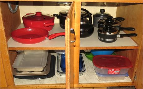 Kitchen Cabinet Cleanout: Pots, Pans, etc