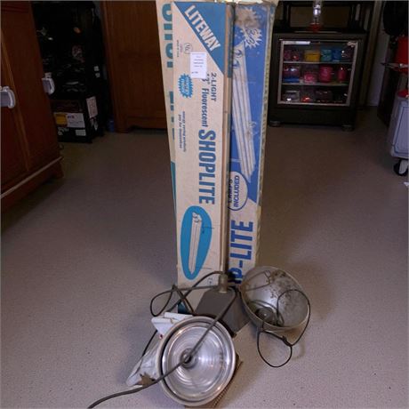 Liteway 2-Light Fluorescent Shoplights & Worklights
