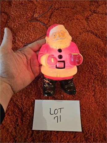 Royal Electric Company Lighted Santa- Missing Tree