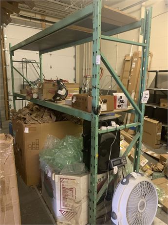 Metal Pallet Shelving - 1 Section, 2 Shelves