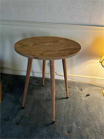 Bare Wood Round Table