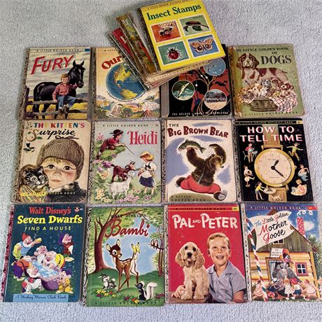 Vintage Little Golden Books Collection