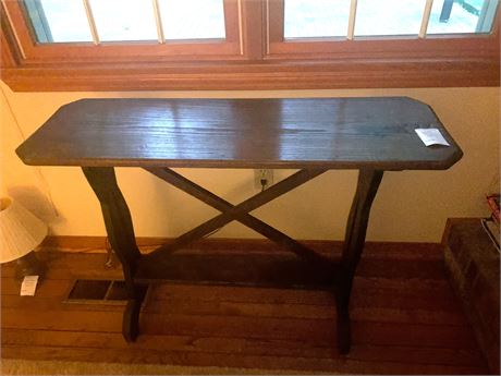 Dark Wood Sofa/Buffet Table 40 x 13 x 29.5