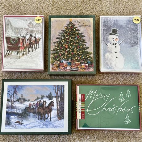 Lot of New Christmas Cards - Boxed Sets