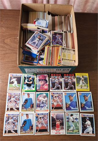 Box of Sports Cards