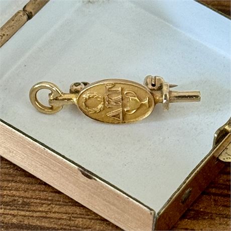 10k Gold Fraternal Pin Dated 1929 - 2.15g