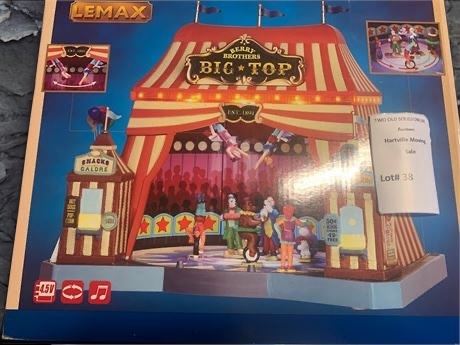 Lemax Berry Brothers Big Top Circus Tent Carnival Village Figurine 55918