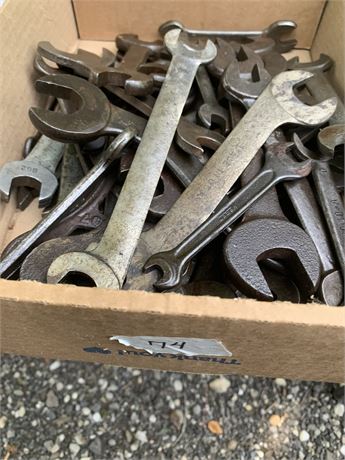 Vintage Wrench Lot Misc Types & Sizes