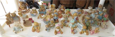 Large Lot of Cherished Teddies Figurines